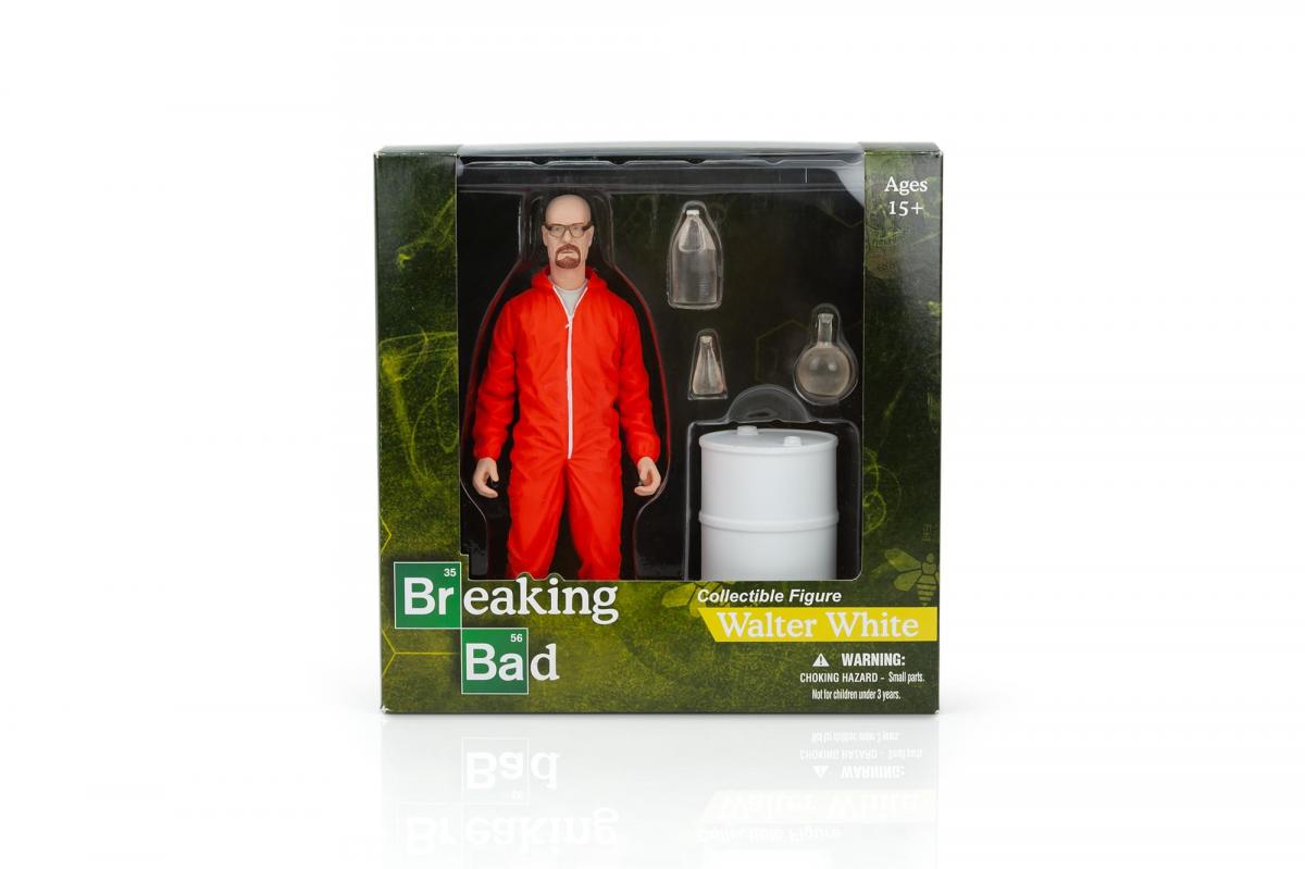 Breaking Bad 6" Walter White In Orange Haz-Mat Suit Exclusiv picture