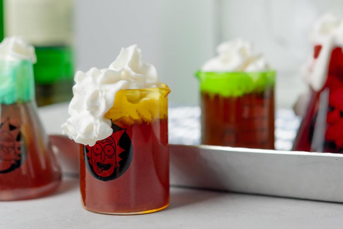 Rick and Morty Lab Beakers 2oz Shot Glasses | Set of 4 picture