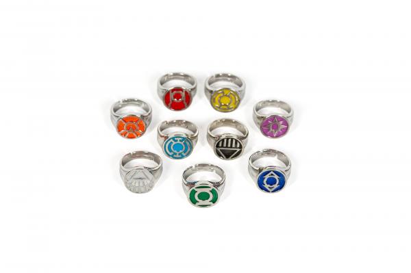 DC Comics Green Lantern Corps Adjustable Ring Set picture