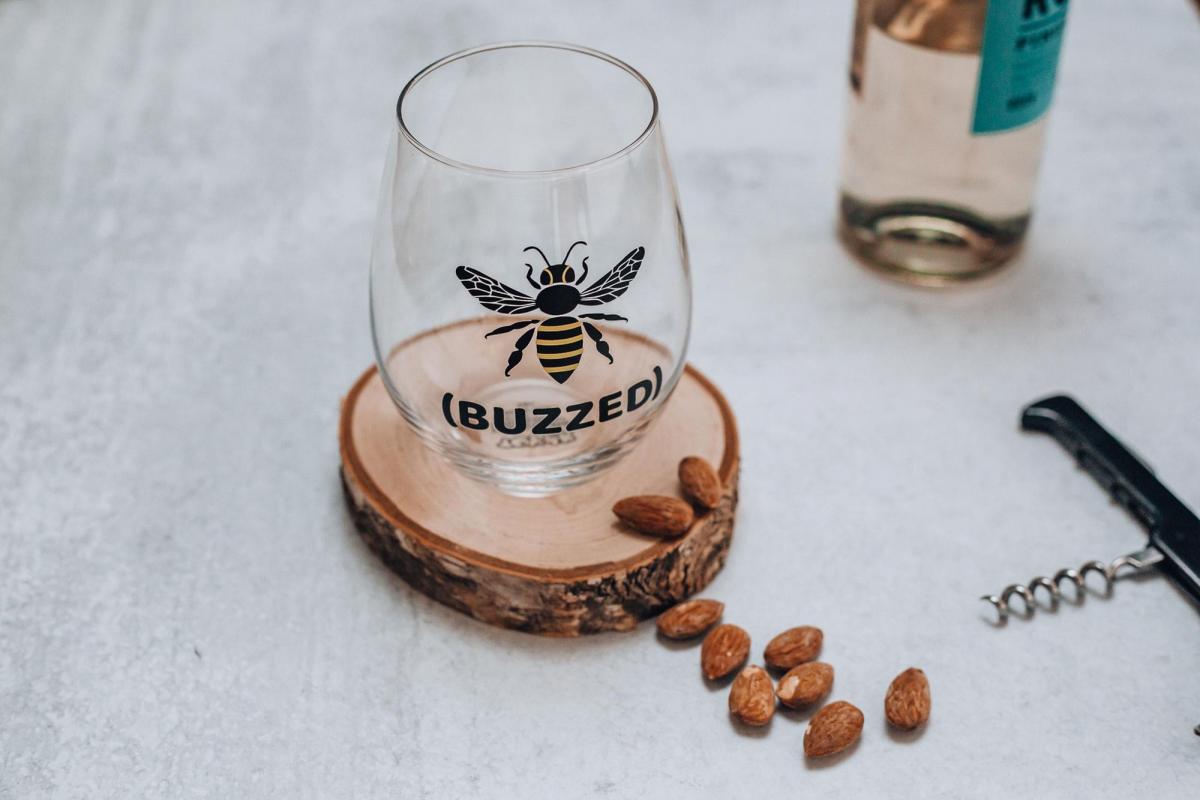 Buzzed 20 oz. Stemless Wine Glass picture