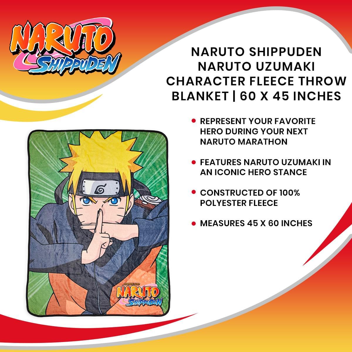 Naruto Uzumaki 45 x 60 Inch Fleece Throw Blanket picture
