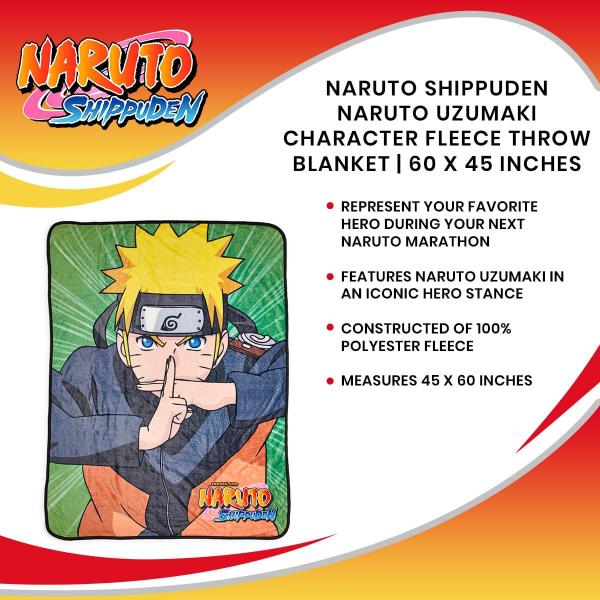 Naruto Uzumaki 45 x 60 Inch Fleece Throw Blanket picture