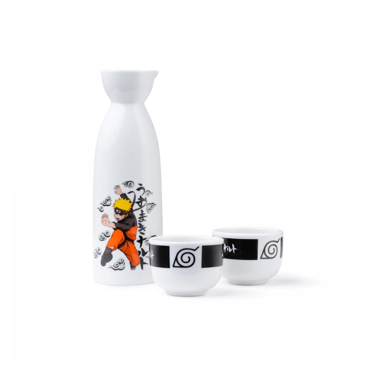 Naruto 3 Piece Ceramic Sake Set picture