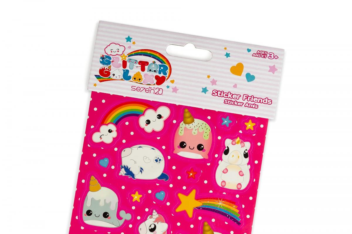 Glitter Galaxy Sticker Friends Sheet Wave 2 picture