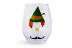 Elf Raised By Elves 20oz Stemless Glass