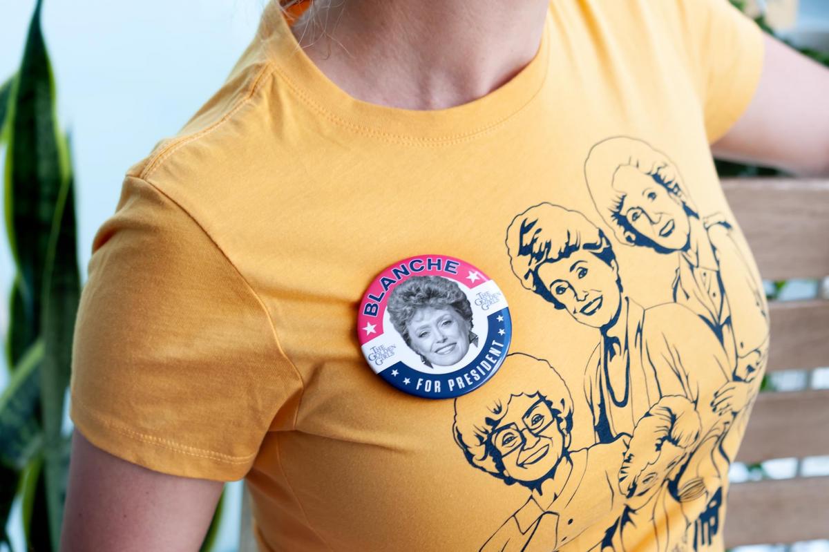 Golden Girls 2020 Blanche For President 3 Inch Button Pin picture