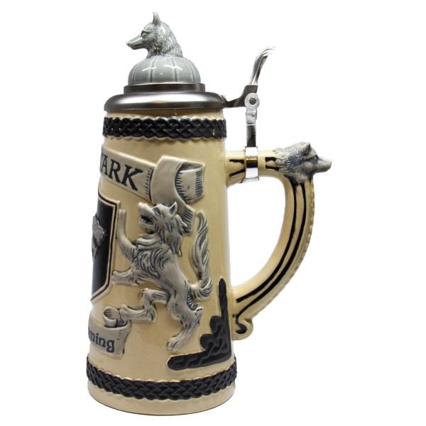 Game of Thrones 32oz Relief Ceramic Stein - House Stark picture