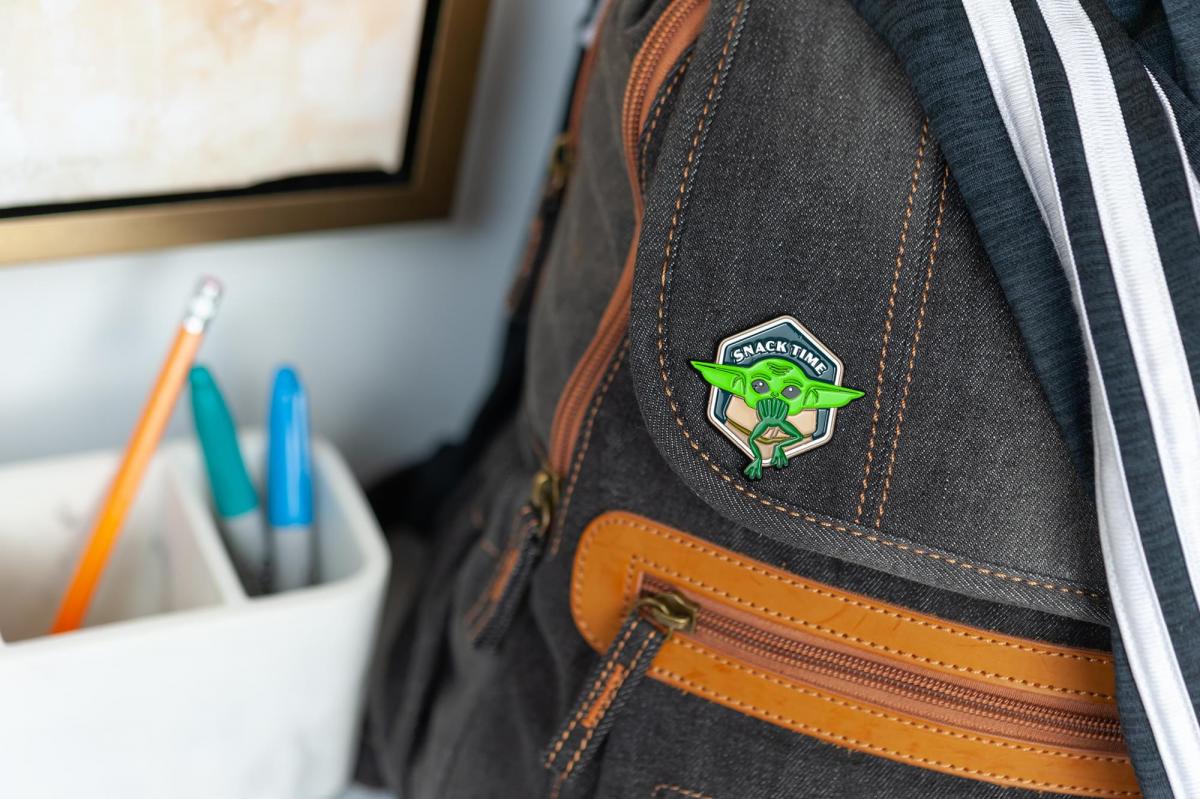 Star Wars Mandalorian The Child Snack Time Enamel Pin picture