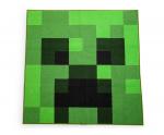 Minecraft Green Creeper 52 Inch Square Area Rug