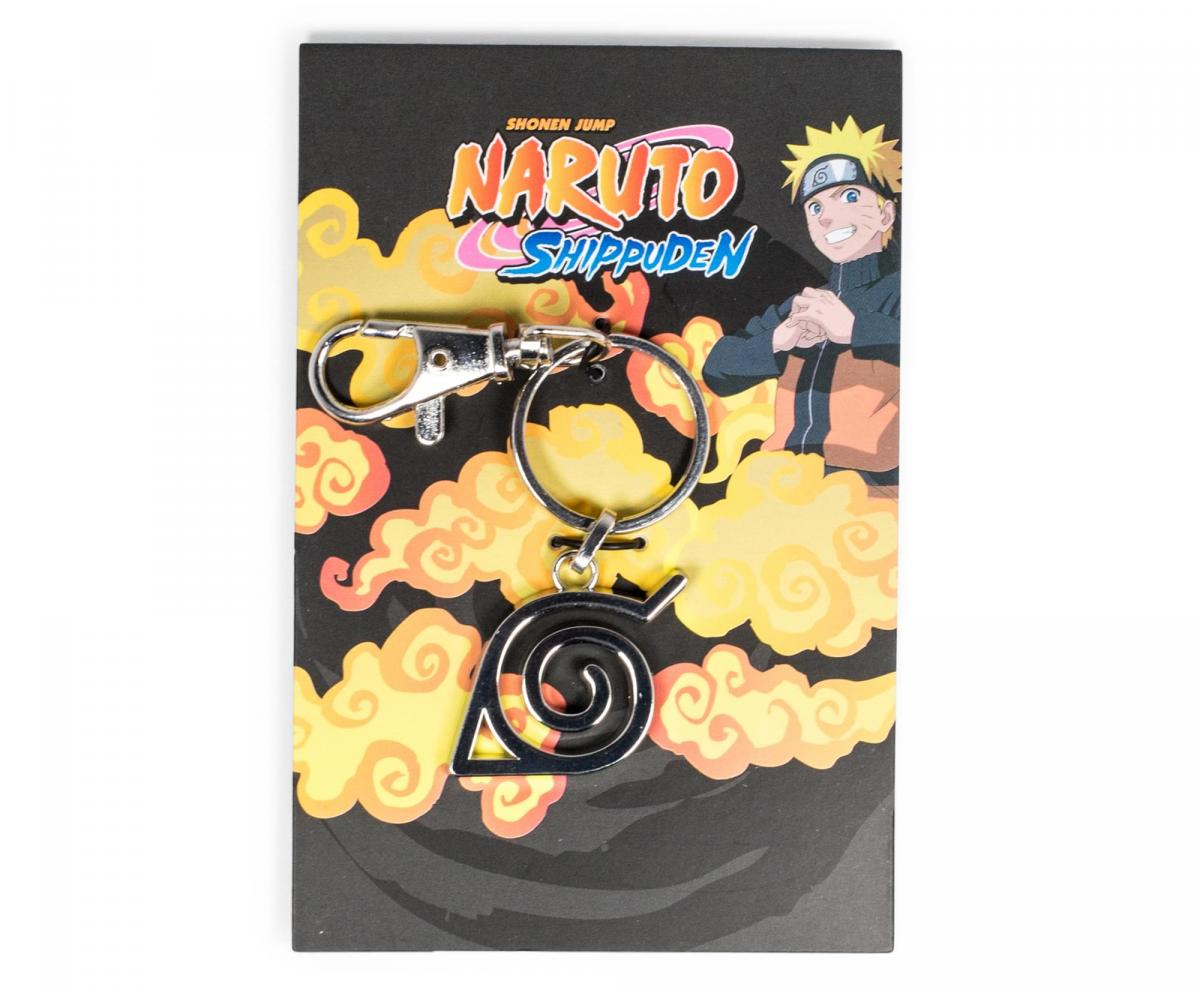 Naruto Hidden Leaf Village Logo Enamel Keychain picture