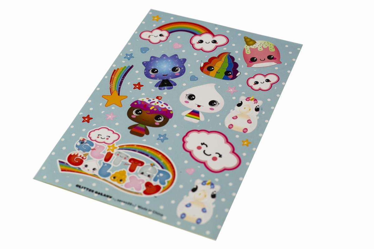 Glitter Galaxy Sticker Friends Sheet Wave 1 picture