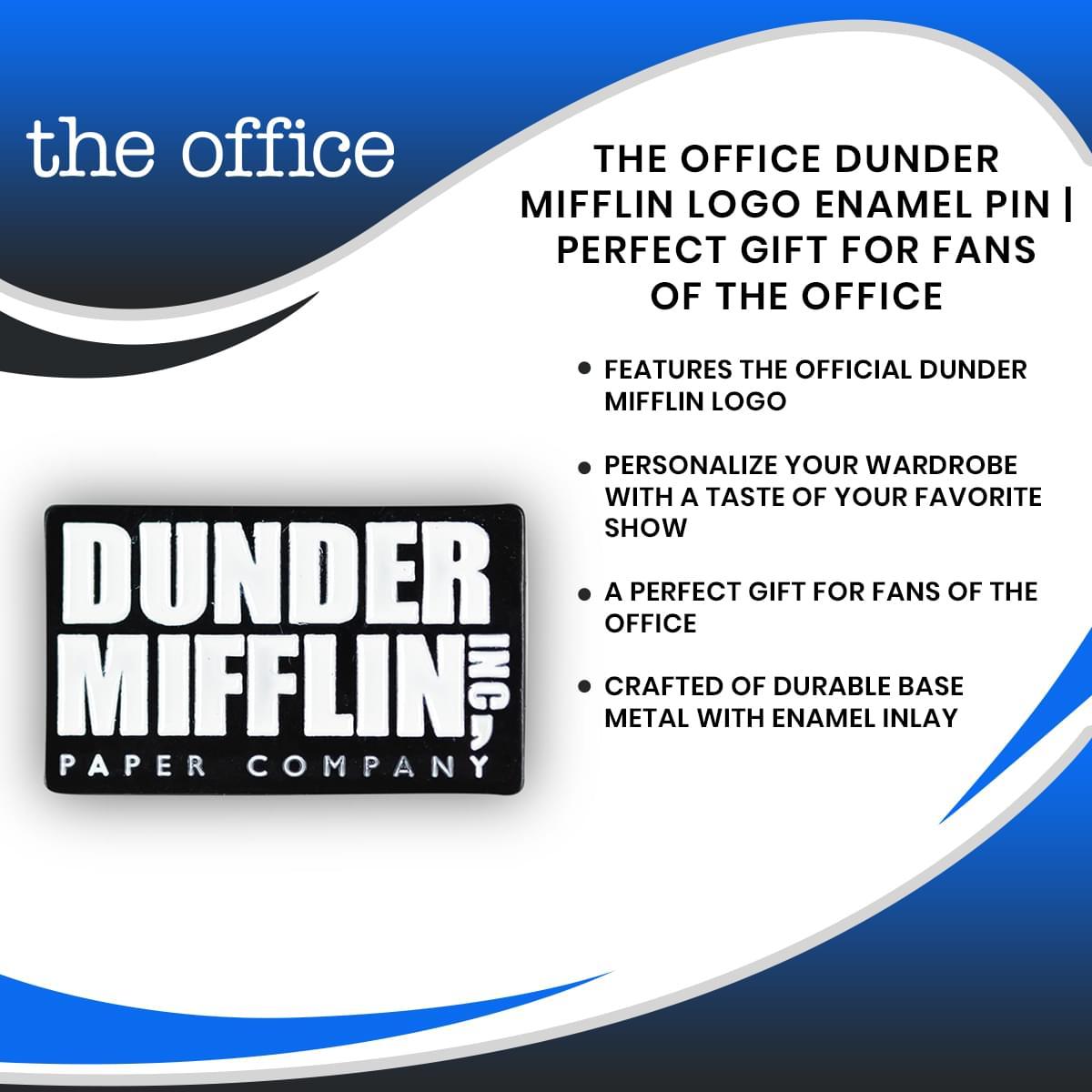 The Office Dunder Mifflin Logo Enamel Pin picture