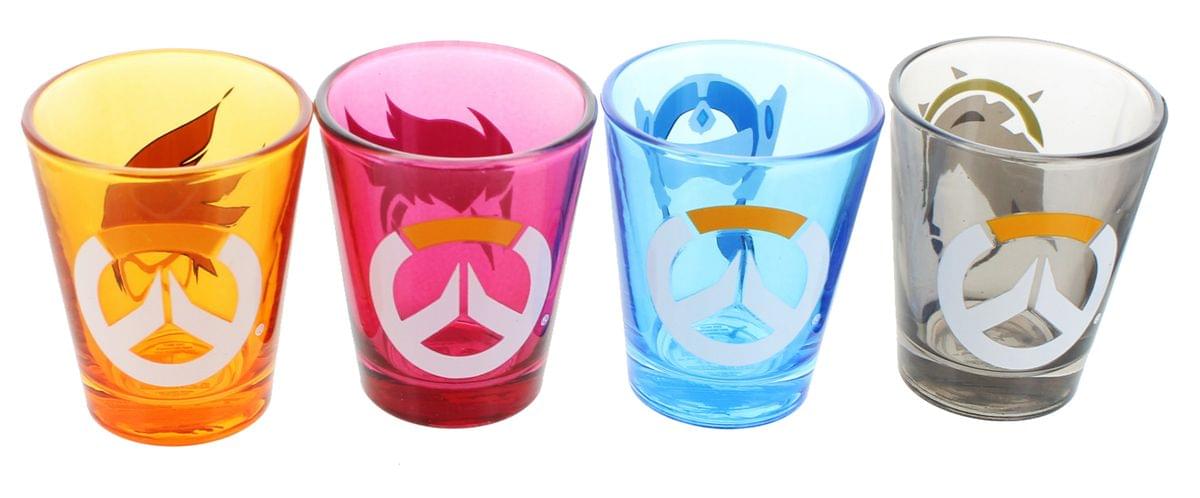 Overwatch Character Shot Glass 4-Pack, Color picture