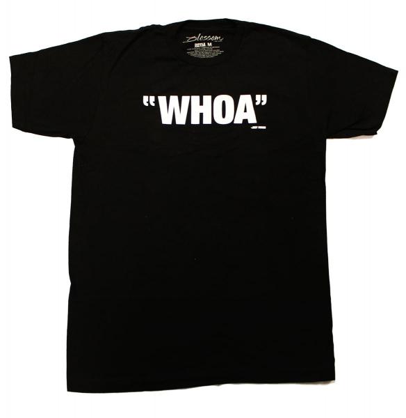Blossom "Whoa" Men's Black T-Shirt