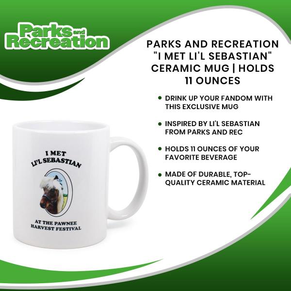 Parks and Rec Sebastian 11 Ounce Ceramic Mug picture