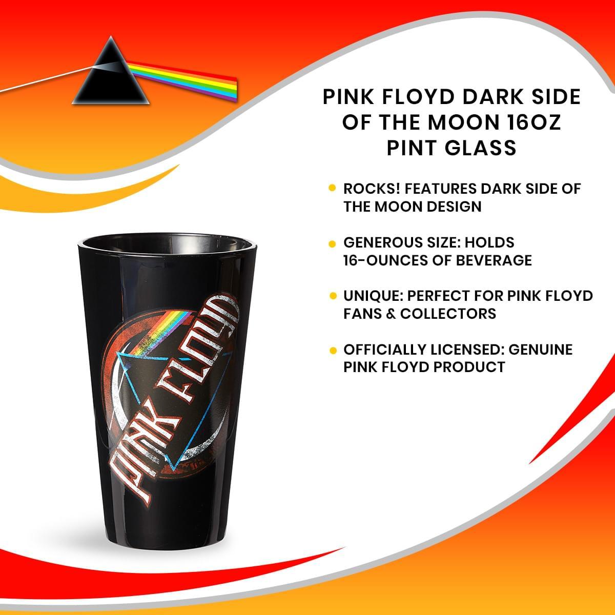 Pink Floyd Dark Side of the Moon 16oz Pint Glass picture