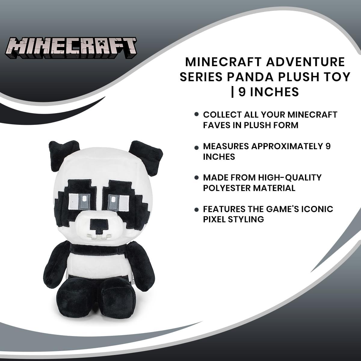 Minecraft Adventure Series 8.75 Inch Panda Plush picture