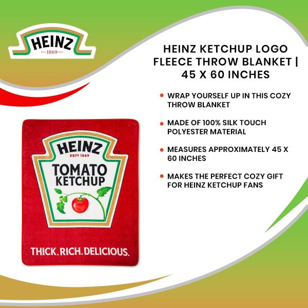 Heinz Ketchup Fleece Throw Blanket picture