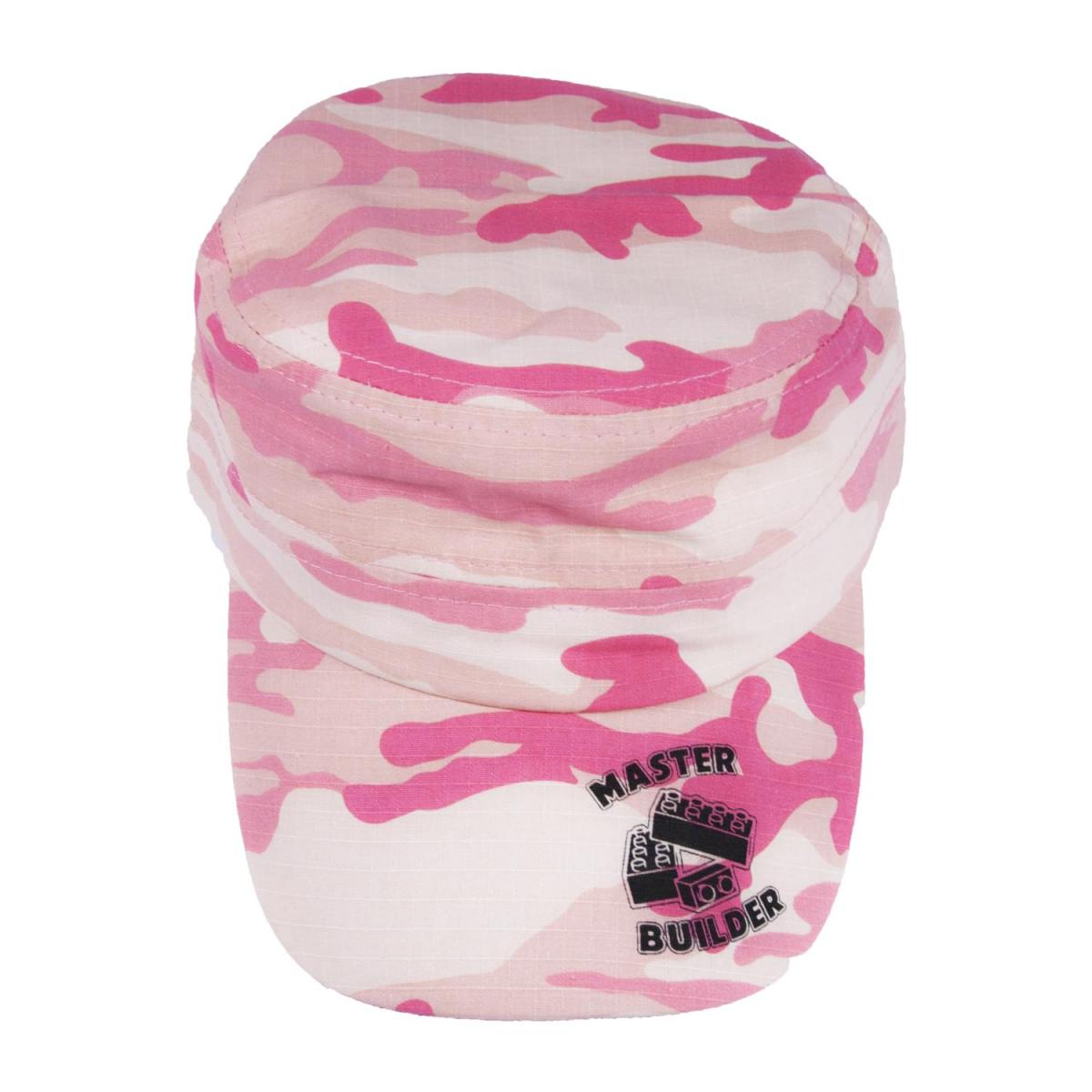 Master Builder Pink Camo Military Cap picture