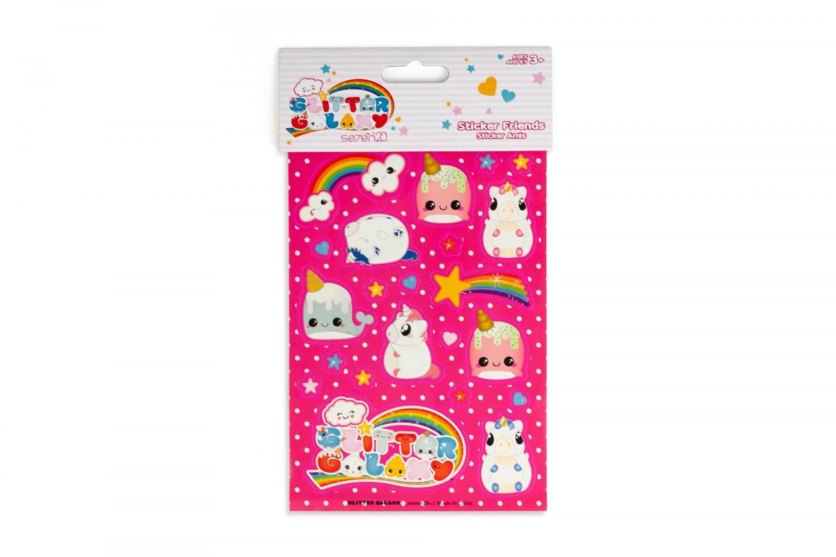 Glitter Galaxy Sticker Friends Sheet Wave 2 picture