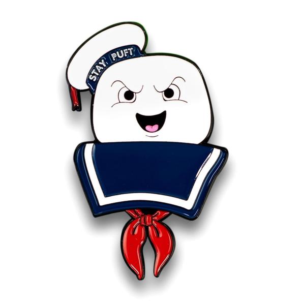 Ghostbusters Stay Puft Marshmallow Man Soft Enamel Pin picture