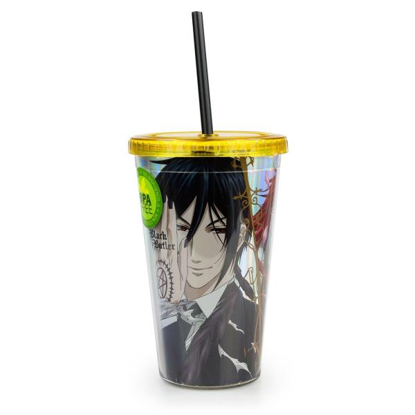 Black Butler Sebastian Foil Print 16oz Carnival Cup