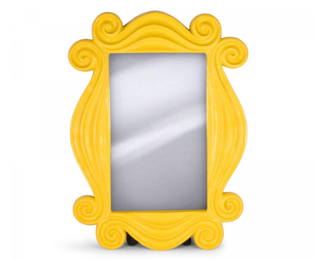 Friends TV Show Yellow Peephole Frame Door Mirror Replica | 15 x 11 Inches picture