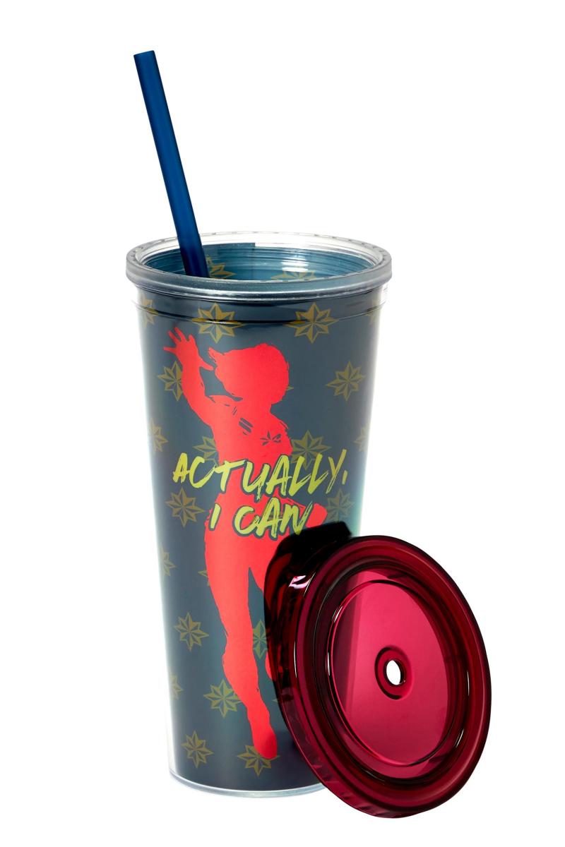 Marvel Captain Marvel Actually I Can 16oz PVC Tumbler picture