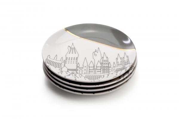 Harry Potter Hogwarts Small Ceramic Plates | Set of 4 picture