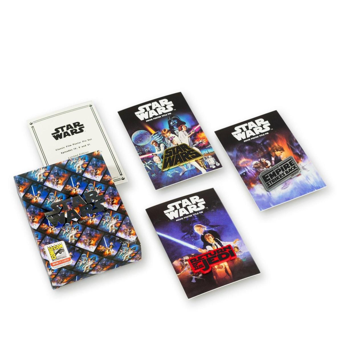 Star Wars Episodes 4-6 Movie Posters Pin 3-Pack picture