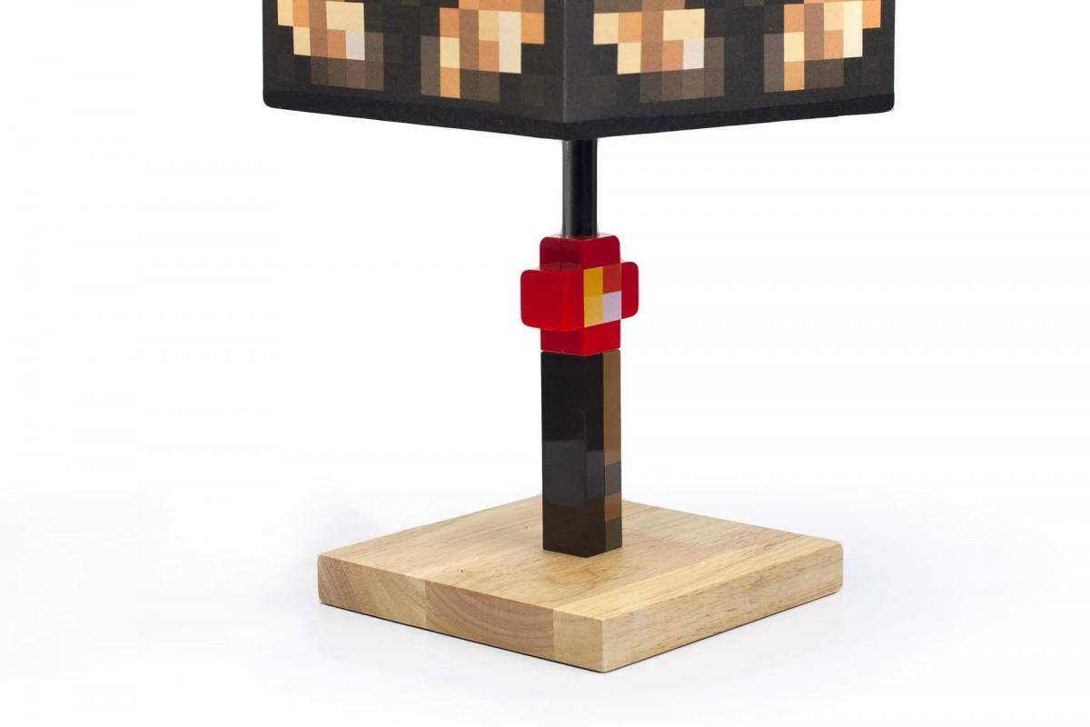 Minecraft Glowstone 14 Inch Corded Desk Lamp picture