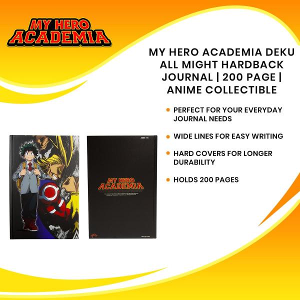 My Hero Academia Deku/ All Might 200-Page Hardback Journal picture