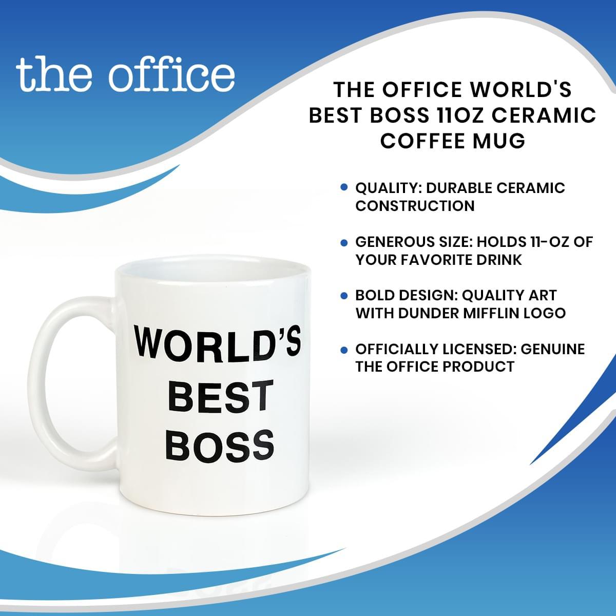 The Office World's Best Boss 11oz Ceramic Coffee Mug picture