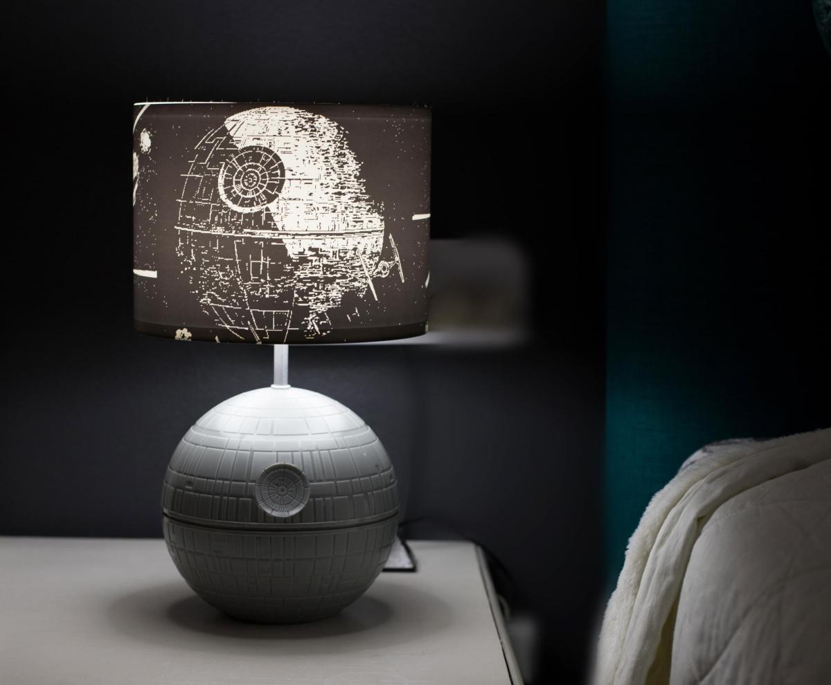 Star Wars 3D Death Star LED Desk Lamp w/ Printed Shade picture