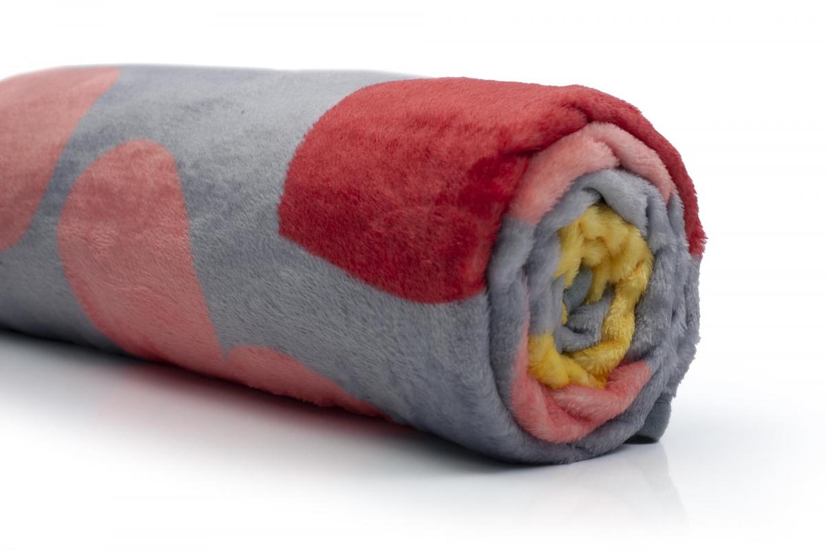 We Are In This Together Rainbow Window Hearts Throw Blanket | 45 x 60 Inches picture