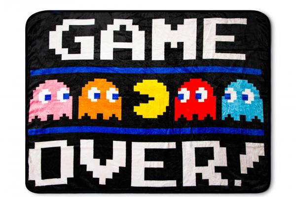 Pac-Man Game Over 45 x 60 Inch Fleece Throw Blanket picture