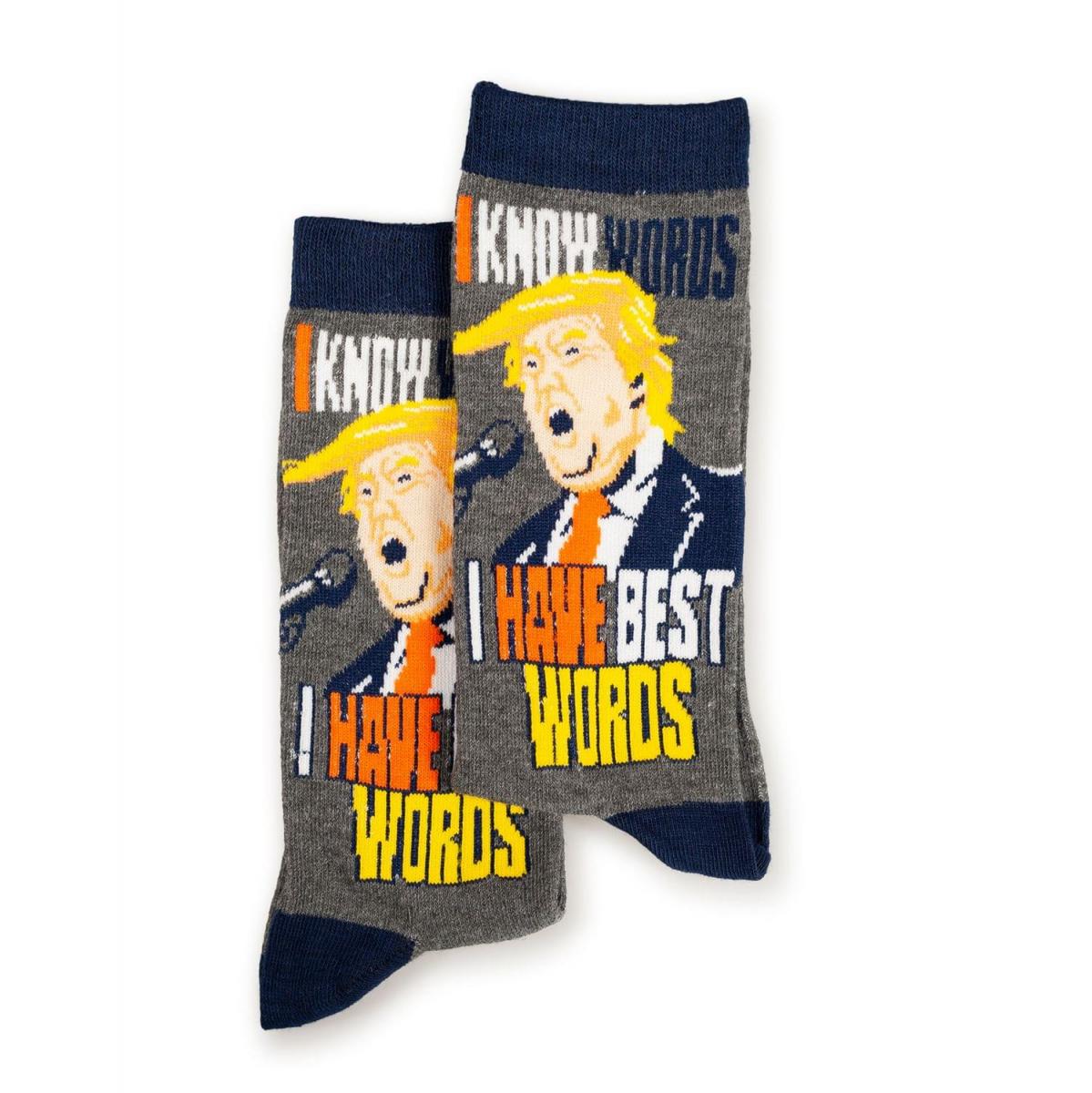Trump Best Words Crew Sock Exclusive picture