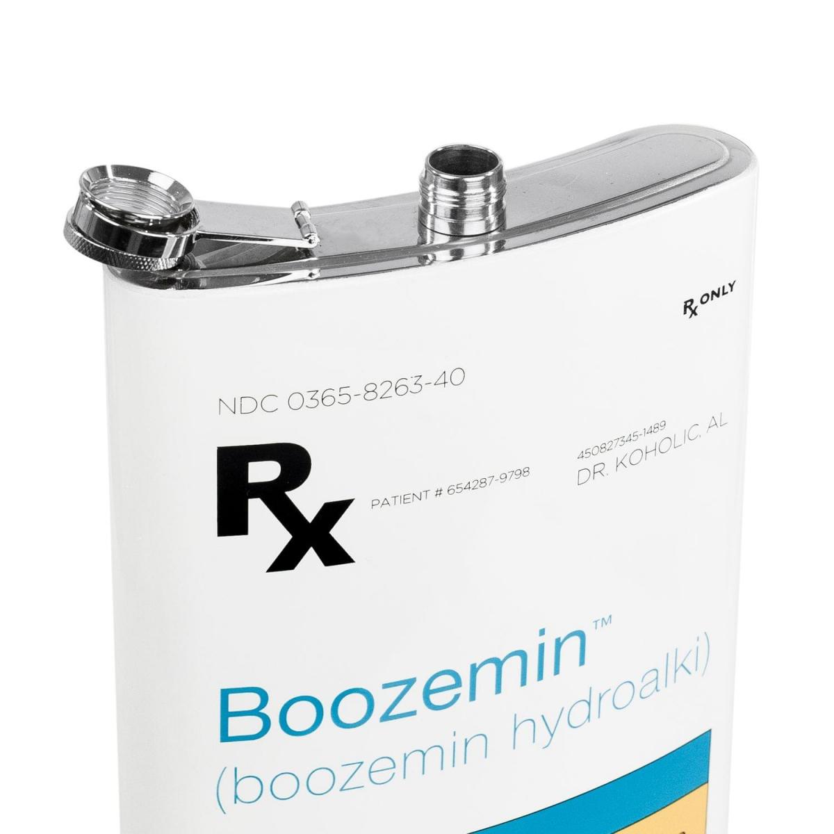 RX Boozemin 64 Ounce Oversized Stainless Steel Flask picture