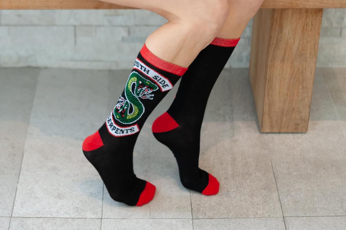 Riverdale Black Serpents Men's Casual Crew Sock | 1 Pair picture