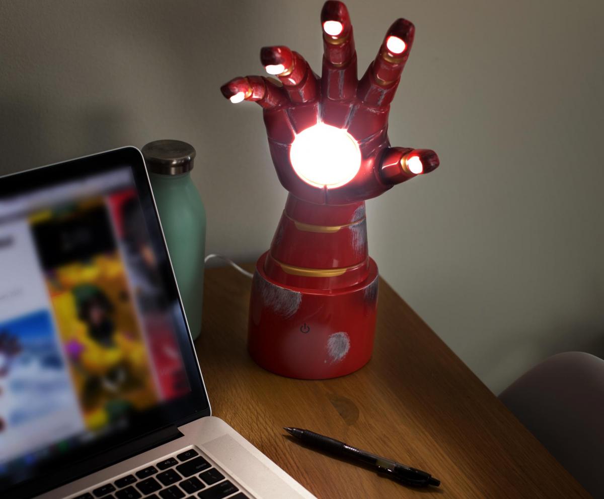 Marvel Iron Man Gauntlet 14 Inch LED Collectible Lamp picture