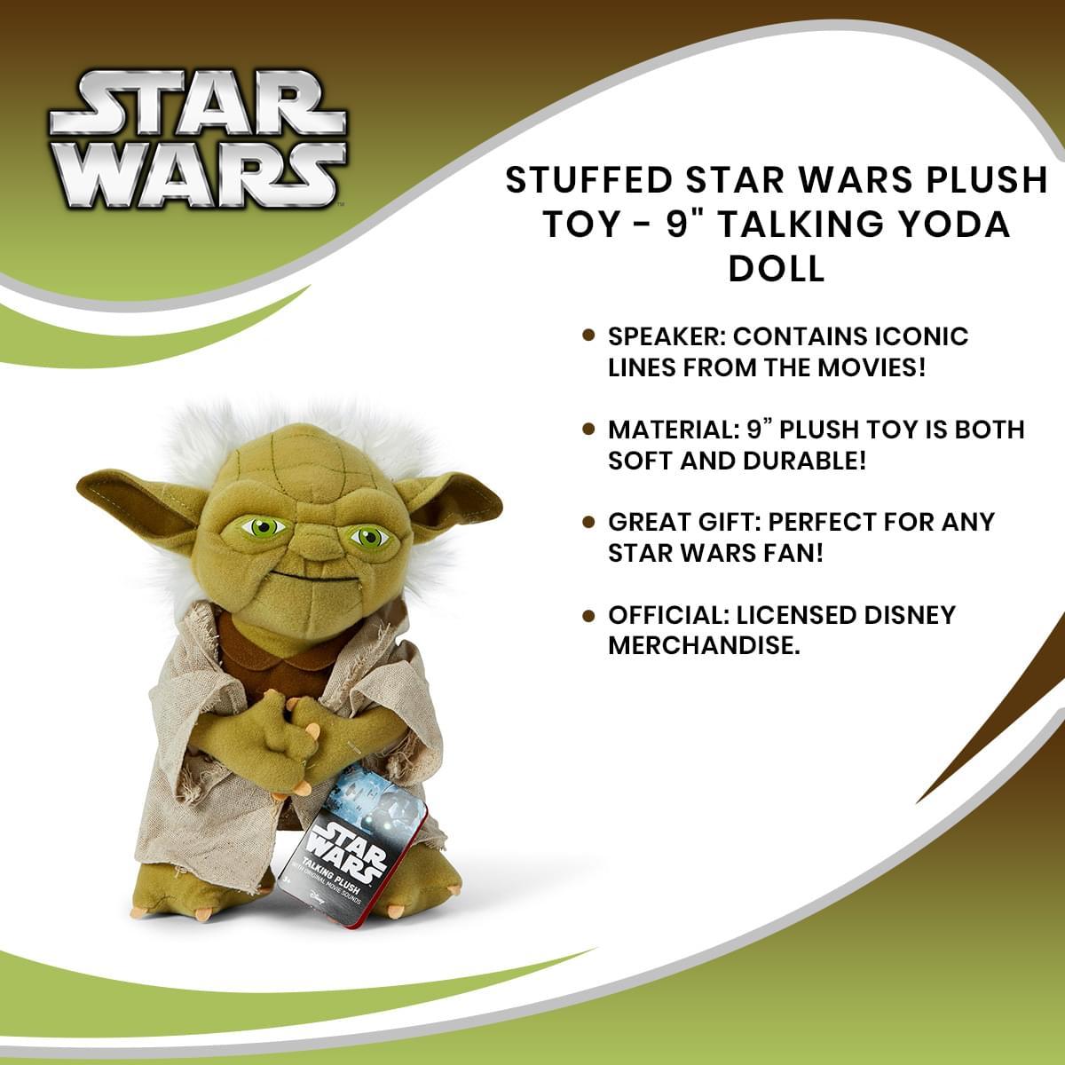 Star Wars: Medium Talking Plush: Yoda / FKA 00172J / 8820410 picture
