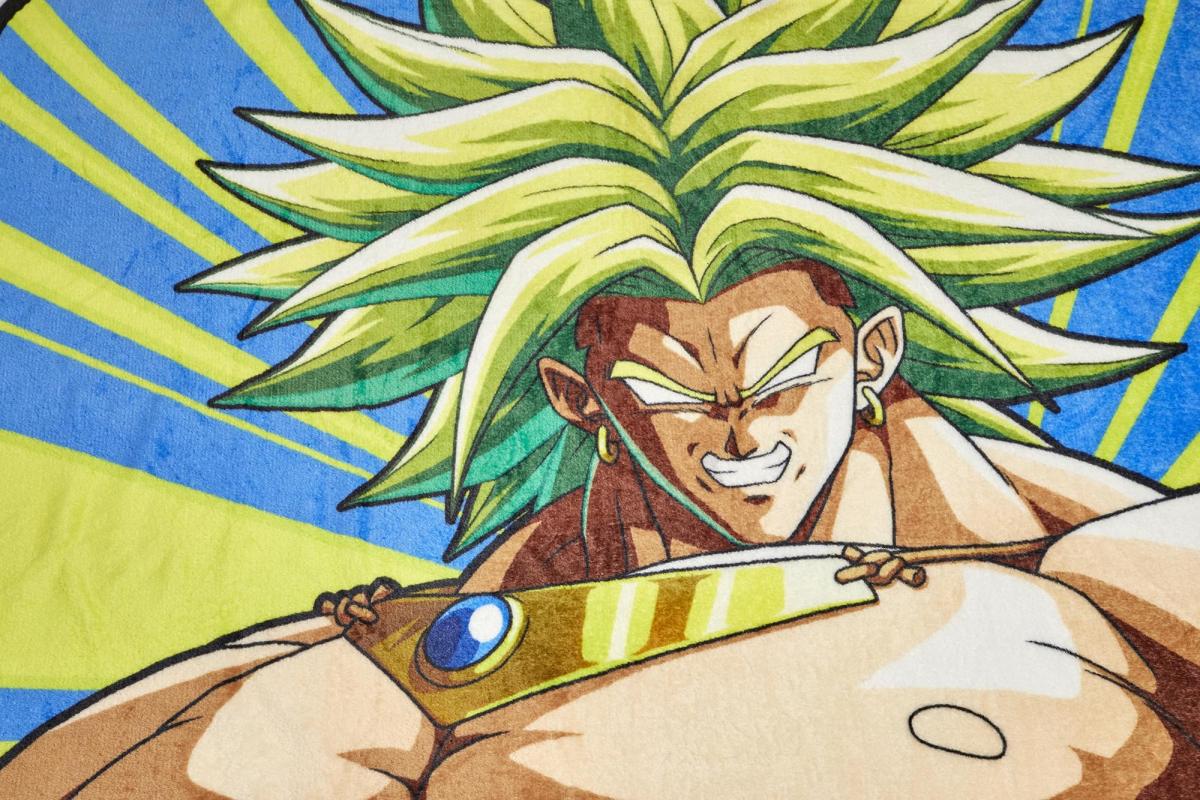 Dragon Ball Z Broly 45 x 60 Inch Fleece Throw Blanket picture