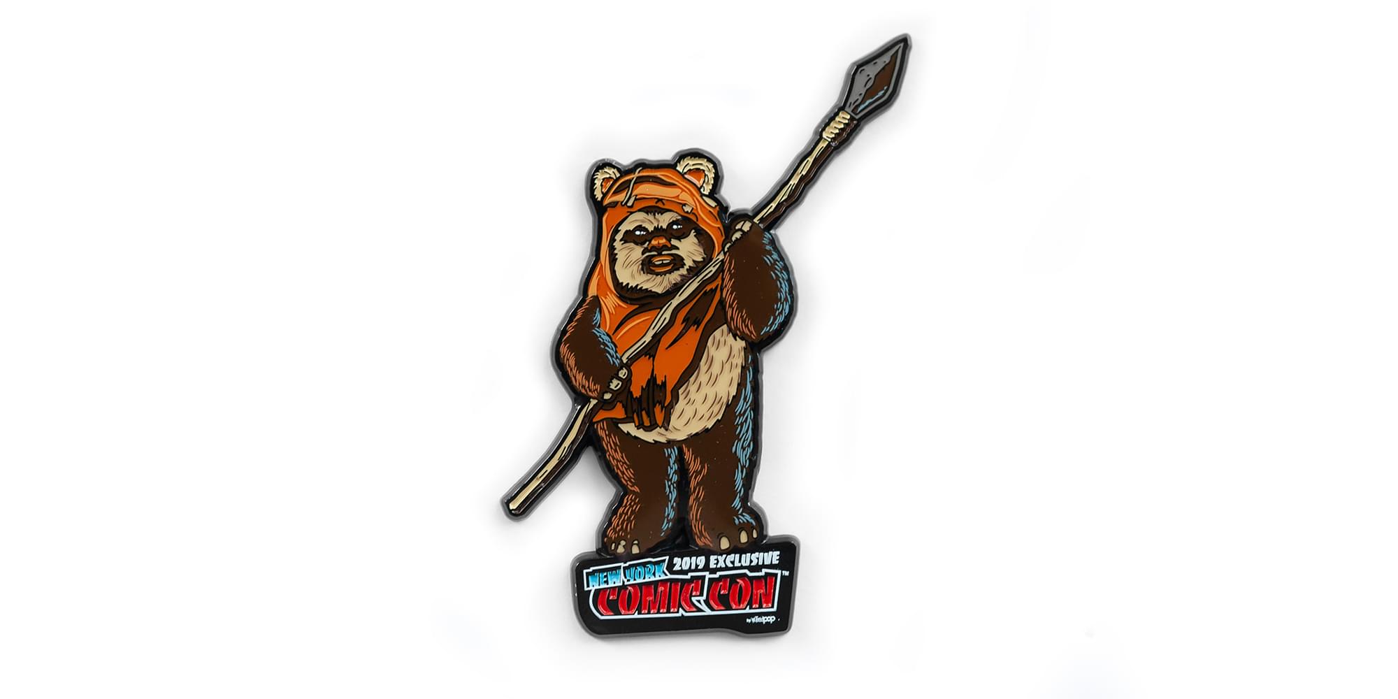 Star Wars Ewok Wicket Exclusive Enamel Collector Pin picture