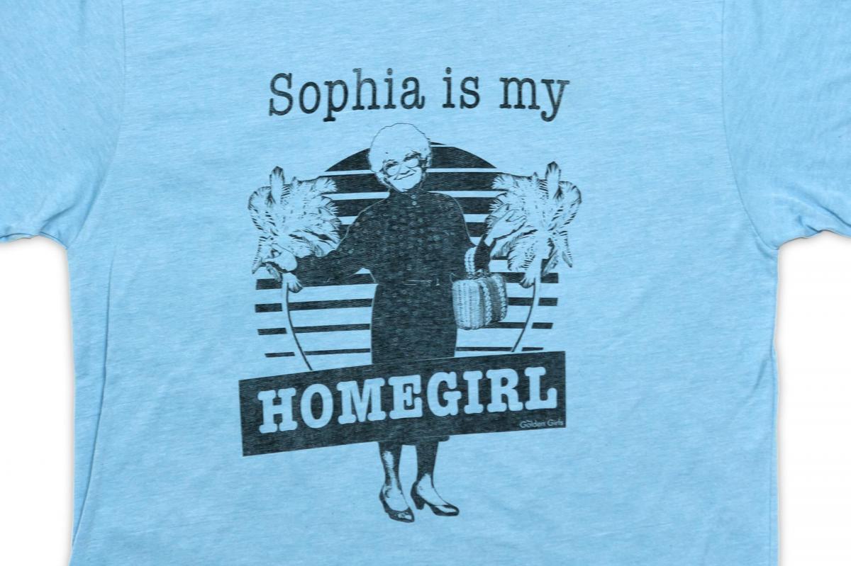 Golden Girls Sophia Homegirl Mens Light Blue T-Shirt | XXL picture