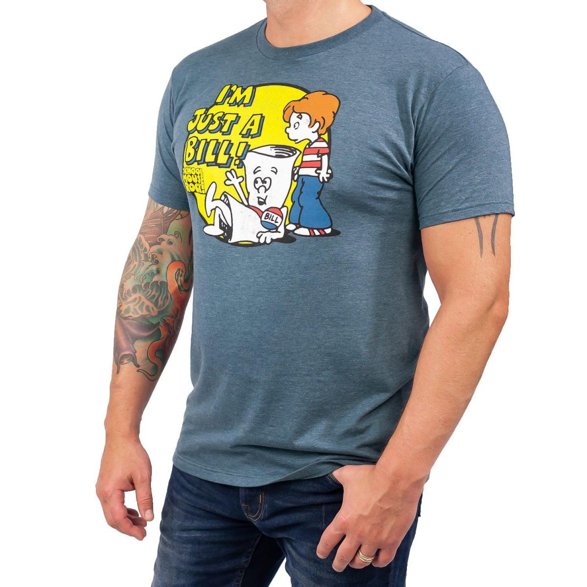 Schoolhouse Rock! "I'm Just A Bill" Men's Grey T-Shirt - LG picture