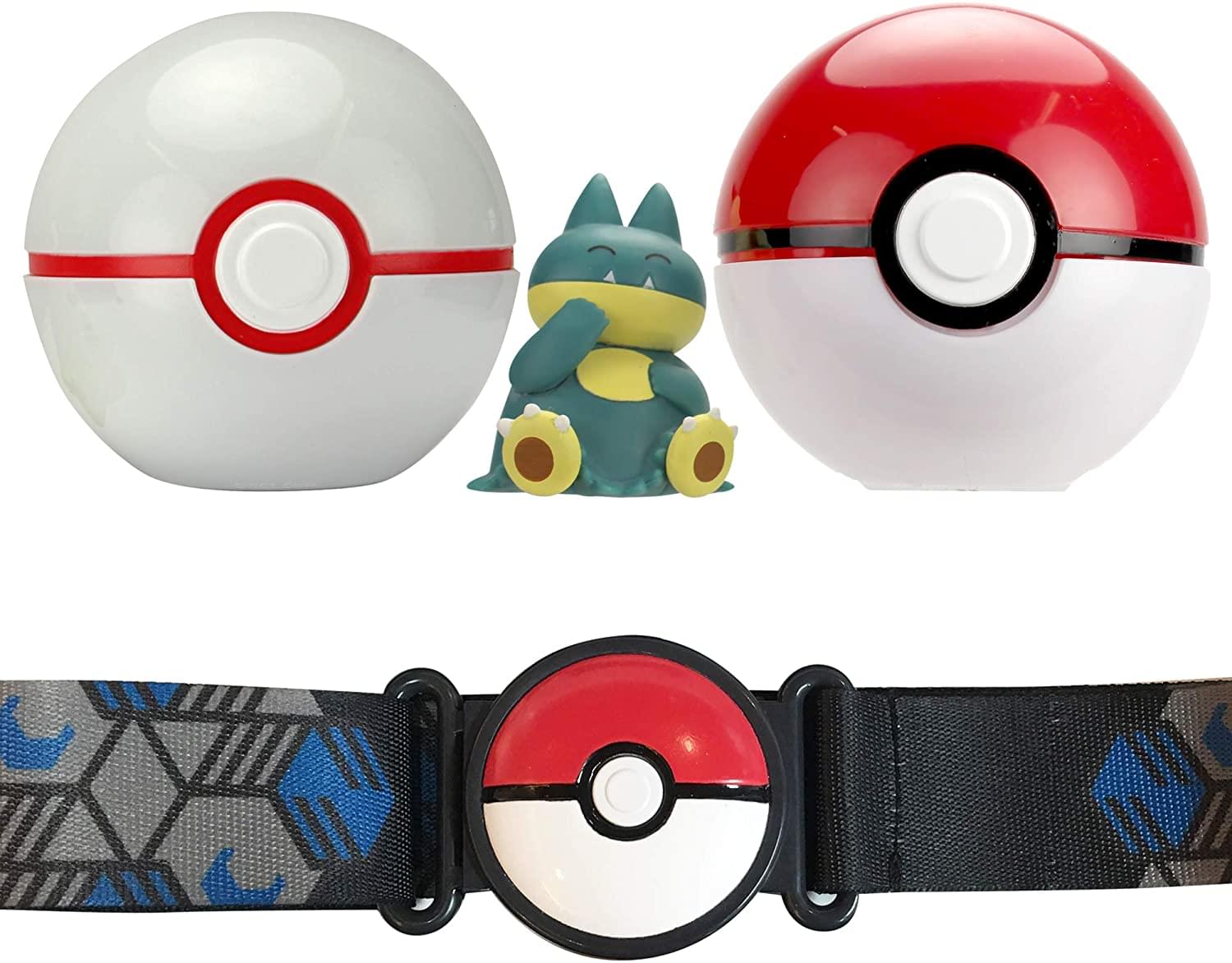 Pokemon Clip N Go Belt Set | Munchlax w/ Poke & Premier Ball picture