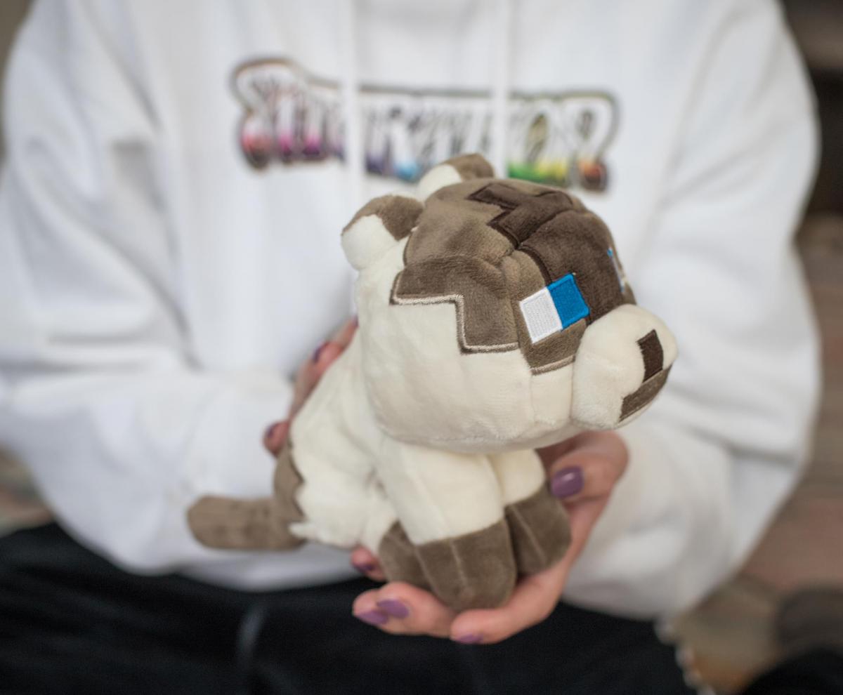 Minecraft 5.5 Inch Siamese Cat Plush picture