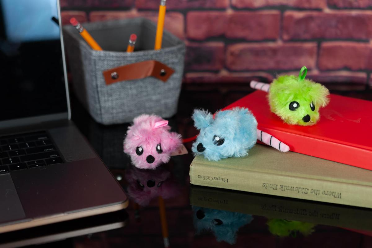 Tentacle Kitty Cotton Candy Mice Plush | Unscented 3 Pack picture