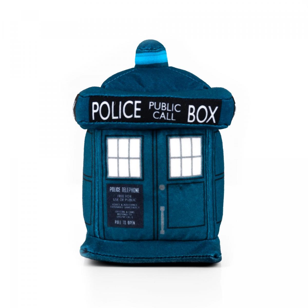 Doctor Who Plush TARDIS & 13th Doctor Enamel Collector Pin picture