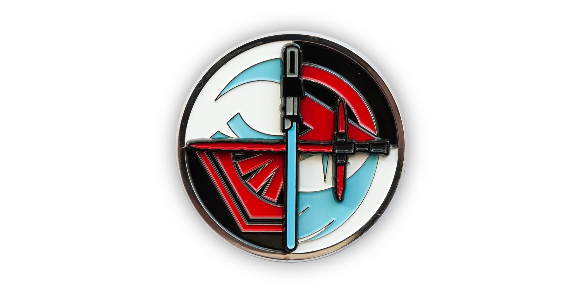 Star Wars Spinning Lightsabers Exclusive Enamel Pin picture